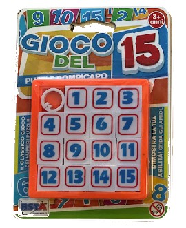 Gioco del 15 colori assortiti